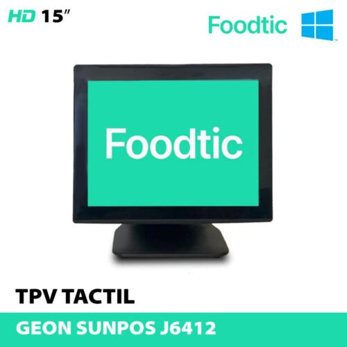 GEON SUNPOS J6412/8GB/128GB SSD/15" · FOODTIC