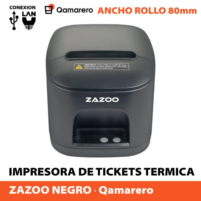 ZAZOO Impresora térmica de ticket · QAMARERO