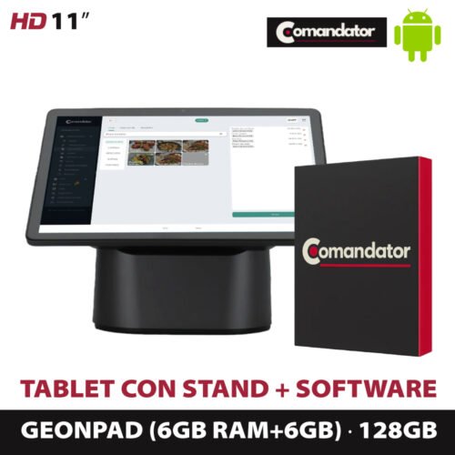 GEONPAD + SOPORTE OCTA-CORE /(6GB+6GB AMPLIABLE)/128GB/11" + SOFTWARE · Comandator